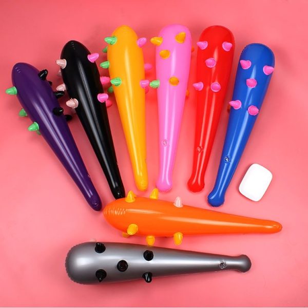 3 PCS Children pvc Inflatable Mace Toy Party Props Party Activities (Color Random Delivery) - Image 4