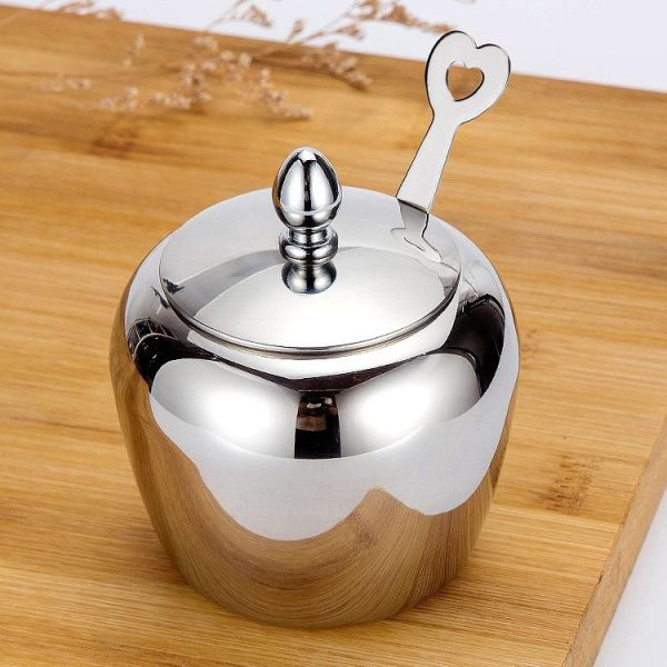 Stainless Steel Seasoning Tank 304 Seasoning Box Creative Flavoring Jar Gift