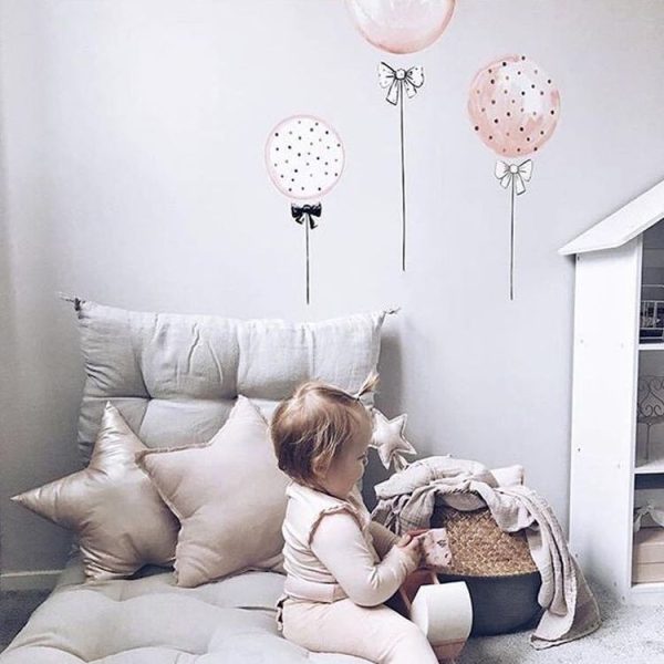 Children Room Balloon Flamingo Cartoon Wall Stickers Kindergarten Early Education Center Decoration Painting (Balloon) - Image 4