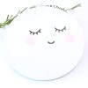 Solid Wood Moon Small Fresh Wall Hanging Home Decoration