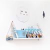 Solid Wood Moon Small Fresh Wall Hanging Home Decoration - Image 2