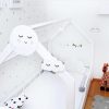 Solid Wood Moon Small Fresh Wall Hanging Home Decoration - Image 3