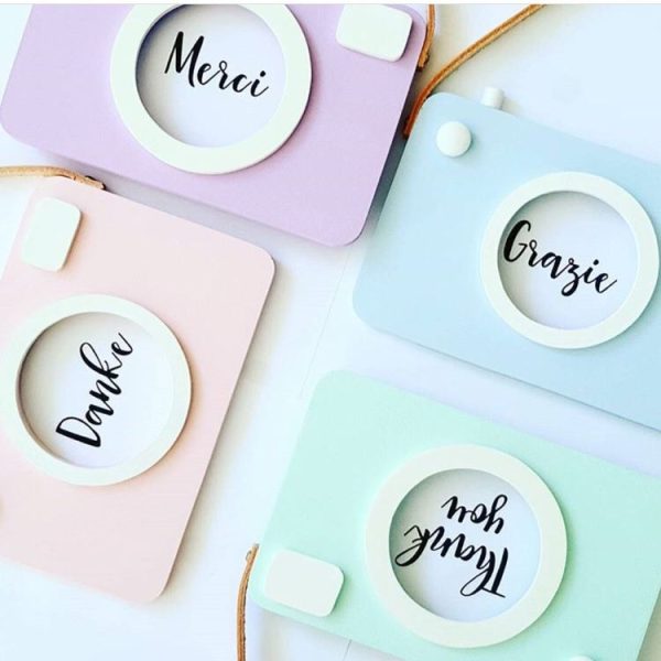 ChildrenRoom Design Camera Photo Frame Decoration Wall Hanging Photo Props (Gouache) - Image 3
