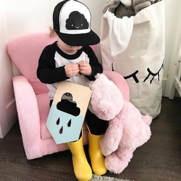 Home Inspirational Indications Wood Chips Listing Wall Decoration Children Room Photography Props (Cloud Sun) - Image 5