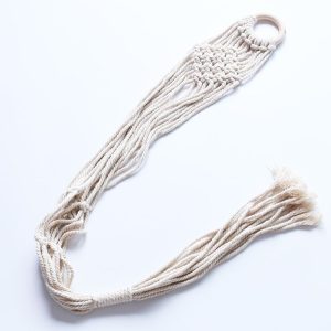 Home Bohemian Style Weaving Suspension Flower Pot Holder (B)