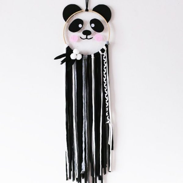 Cute Children Room Bedroom Panda Wind Chime Pendant Decoration (Girl)