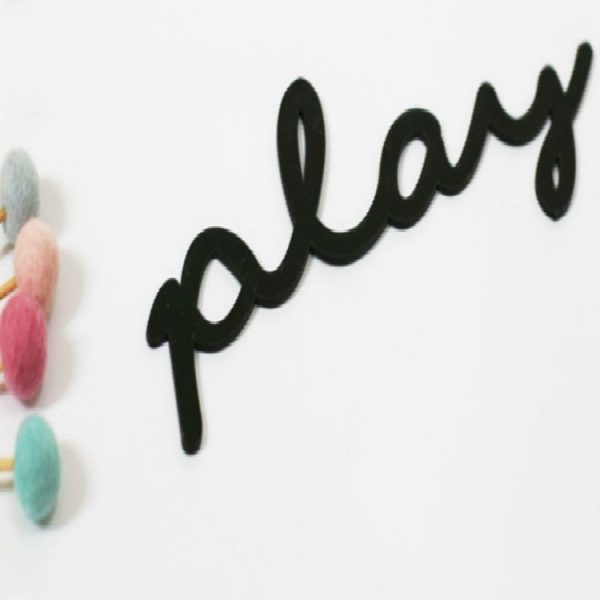 Acrylic Letter Wall Stickers Children Clothing Store Children Room Decoration Props, Specification: Play (Small) - Image 2