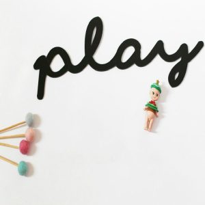 Acrylic Letter Wall Stickers Children Clothing Store Children Room Decoration Props, Specification: Play (Large)