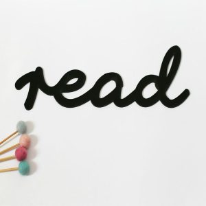 Acrylic Letter Wall Stickers Children Clothing Store Children Room Decoration Props, Specification: Read