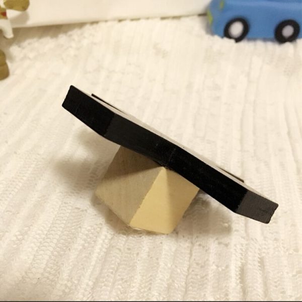 Children Room Wooden Cross Clothes Hook Decoration Wall Mount, Size: 10X10cm - Image 5