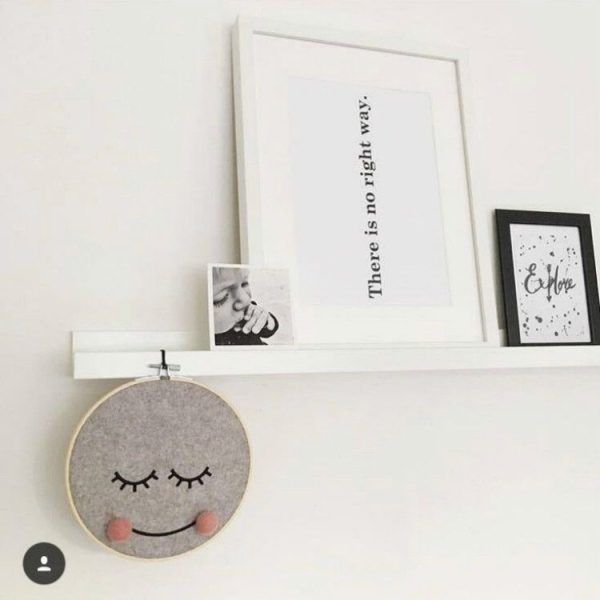Felt Smiley Tent Pendant Wall Decoration Children Room Children Clothing Store Props, Size: Medium (Green Ball) - Image 4