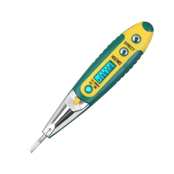 High Precision Electrical Tester Pen Screwdriver 220V AC DC Outlet Circuit Voltage Detector Test Pen with Night Vision, Specification: Digital Display Electric Pen (OPP) - Image 2