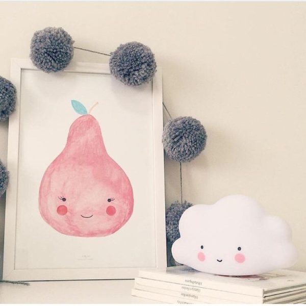 Home Crib Wall With Bow Hair Ball Pendant Hanging Photography Props (Brown) - Image 3