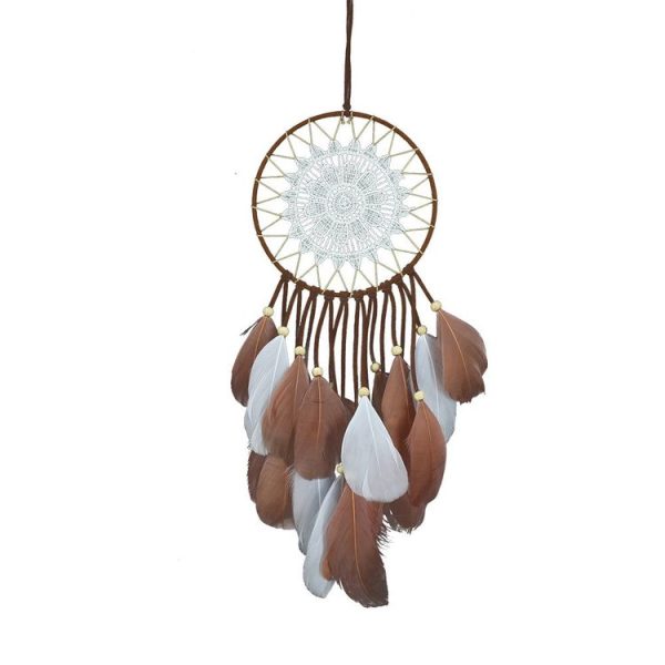 Creative Hand-woven Crafts Coffee Dream catcher Home Car Wall Hanging Decoration - Image 5