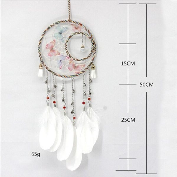 Creative Hand-woven Crafts Sun and Moon Dream Catcher Home Car Wall Hanging Decoration - Image 4