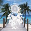 Pure White Flower Dream Catcher Home Decoration Crafts - Image 2
