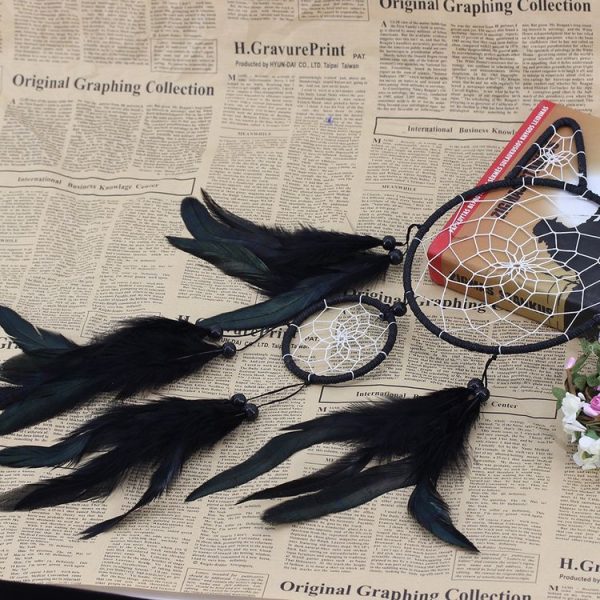 Creative Kitty Head Dreamcatcher Wall Hanging - Image 3