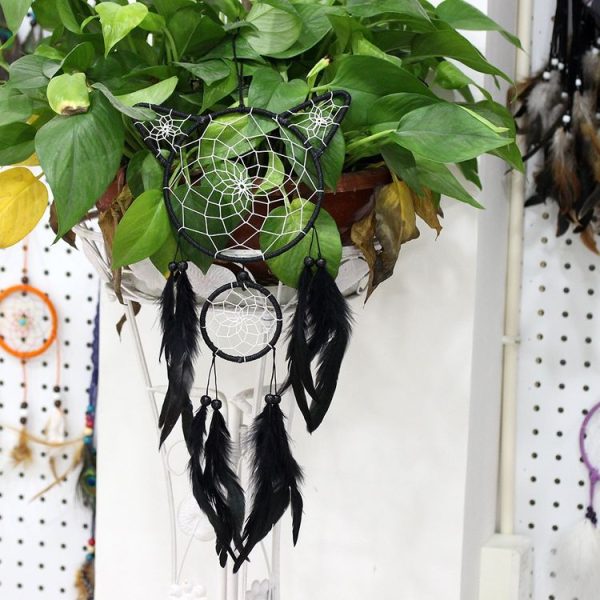 Creative Kitty Head Dreamcatcher Wall Hanging - Image 4
