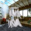 Creative Feather Lantern Shaped Dream Catcher Home Decoration Pendant - Image 2