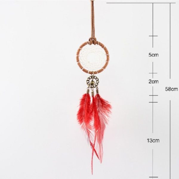 Feather Necklace Indian Style Dream Catcher - Image 6