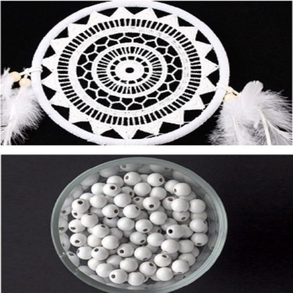 Double Ring Goose Feather Dream Catcher Home Crafts Ornaments - Image 5
