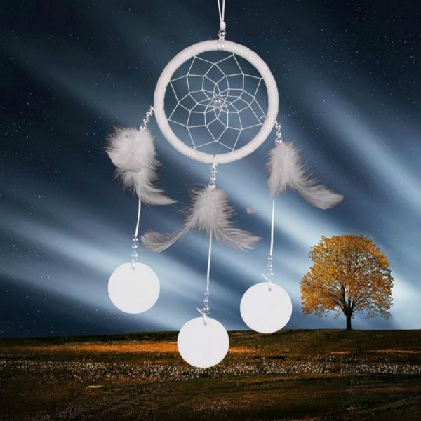 Single Ring Feather Dream Catcher Home Decoration - Image 3