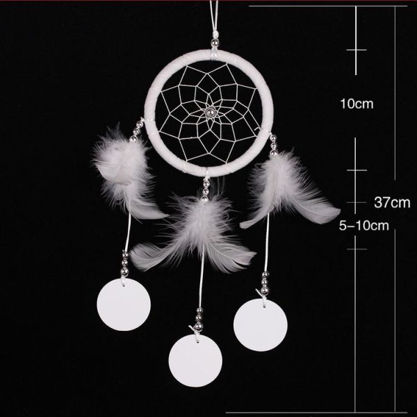 Single Ring Feather Dream Catcher Home Decoration - Image 4