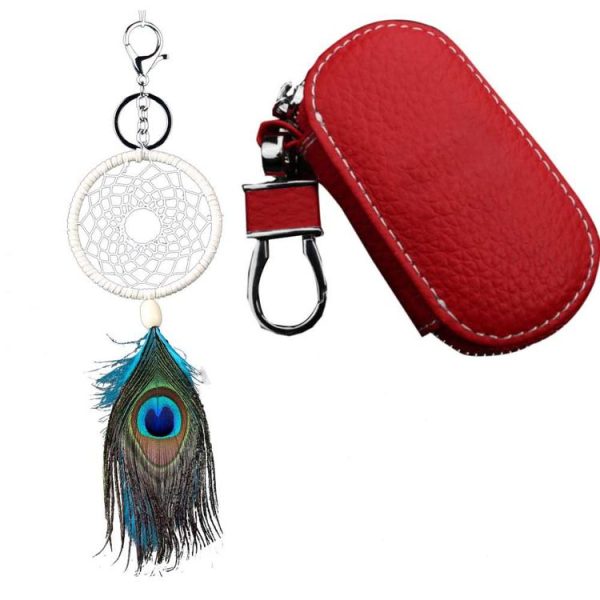 Handmade Peacock Hair Dream Catcher - Image 3