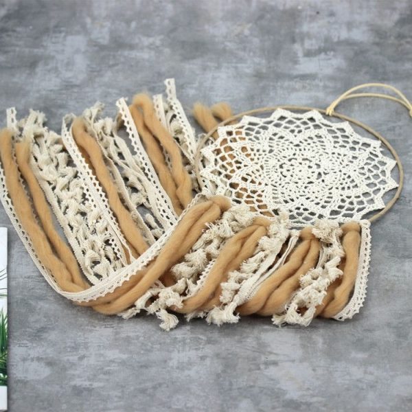 2 PCS Creative Lace Hand-woven Crafts Dream Catcher Home Car Wall Hanging Decoration - Image 3