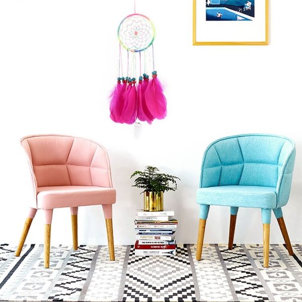 2 PCS Creative Lace Hand-woven Crafts Dream Catcher Home Car Wall Hanging Decoration - Image 3