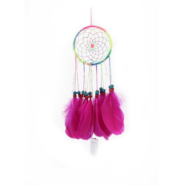 2 PCS Creative Lace Hand-woven Crafts Dream Catcher Home Car Wall Hanging Decoration - Image 5