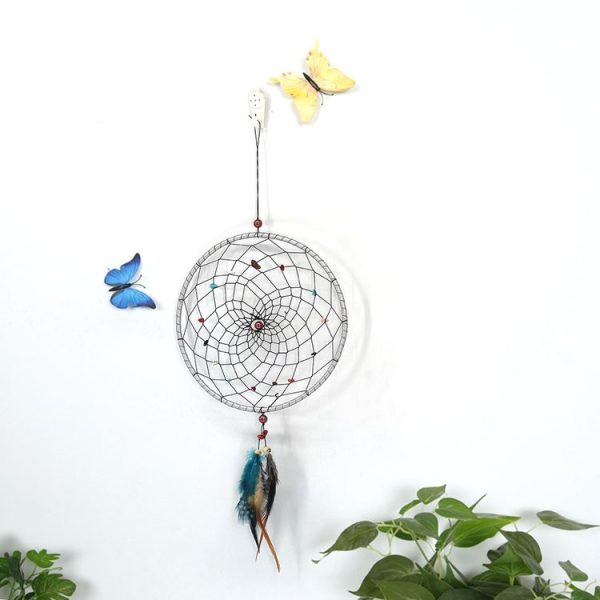Single Ring Gravel Feather Dreamcatcher Home Decoration - Image 3