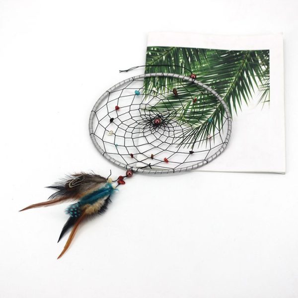 Single Ring Gravel Feather Dreamcatcher Home Decoration - Image 4