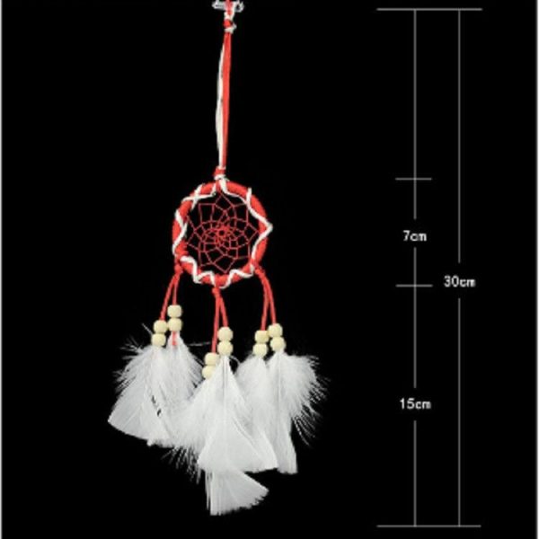 Mini Single Ring Feather Dreamcatcher Hanging Gift - Image 6