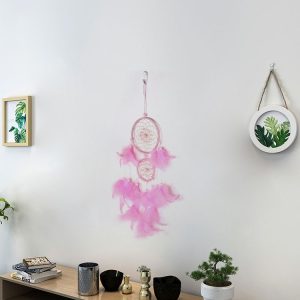 Simple and Sweet Gold Silk Dream Catcher