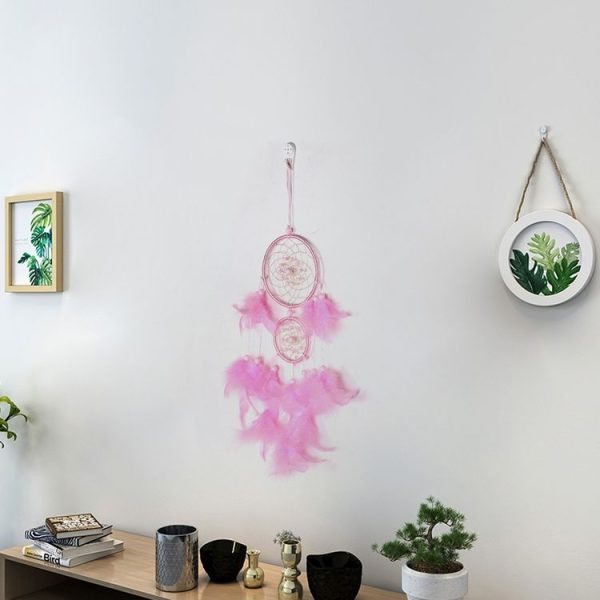 Simple and Sweet Gold Silk Dream Catcher