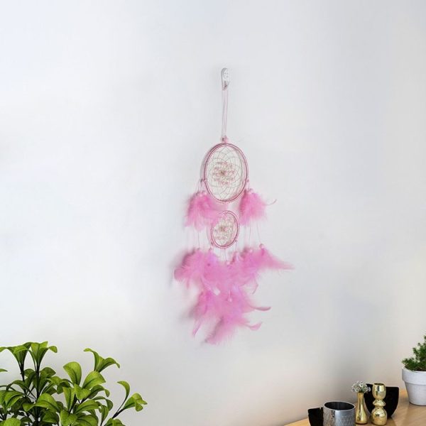 Simple and Sweet Gold Silk Dream Catcher - Image 4