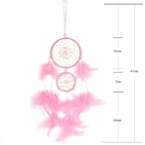 Simple and Sweet Gold Silk Dream Catcher - Image 5