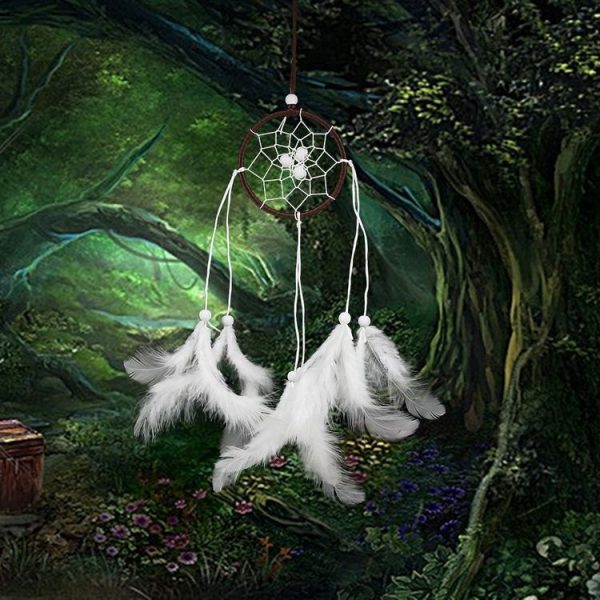 Handmade Mini Dream Catcher Wall Hanging - Image 3