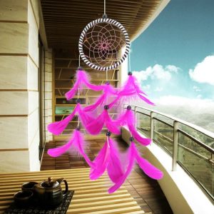 Single Ring Feather Dream Catcher Home Accessories