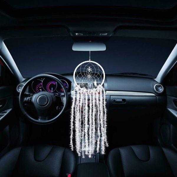 Christmas Tassel Dream Catcher Car Pendant Home Crafts Pendant - Image 4