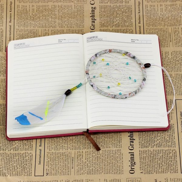 Creative Hand-woven Crafts Single Ring Dream Catcher Home Car Wall Hanging Decoration - Image 3