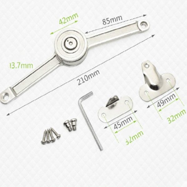 Free Stop Cabinet on the Hydraulic Rod Closet Support Cabinet Door Down Folding Gas Pressure Lever - Image 3