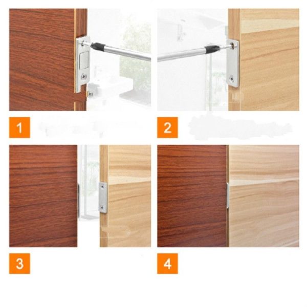 Ultra-thin Stealth Cabinet Kitchen Door Strong Magnetic Magnet Sliding Door - Image 4