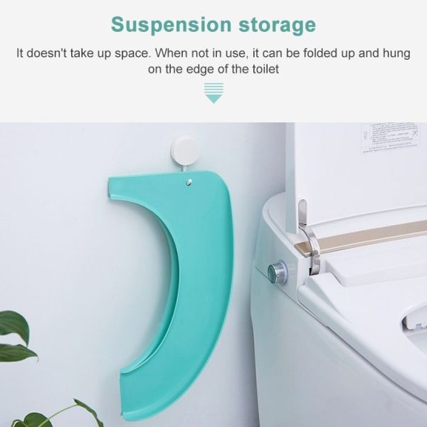 Travel Portable Foldable Toilet Pad Plastic Waterproof Bathroom Seat Cover Mats (Pink) - Image 4