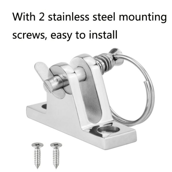 316 Stainless Steel Mountain-shaped Seat Awning Accessories Marine Yacht Hardware - Image 3