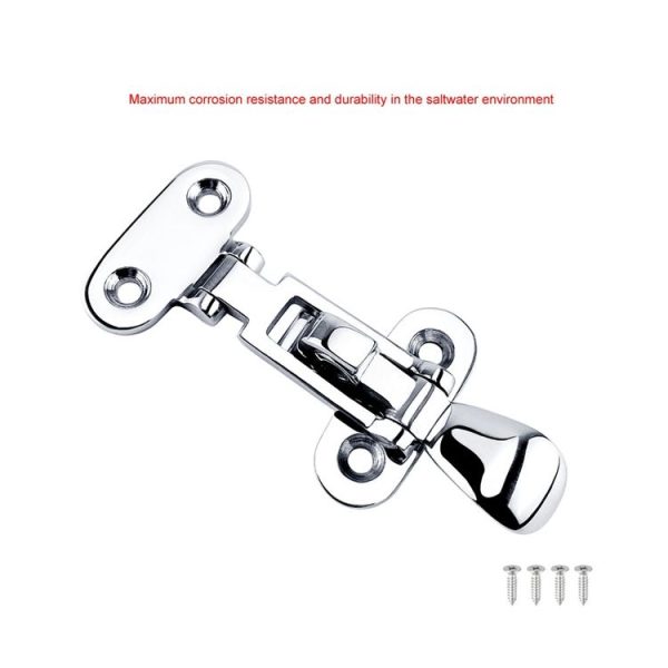316 Stainless Steel Marine Hasp Hatch Door Lock Yacht Hardware Accessories, Specification: 113mm - Image 4