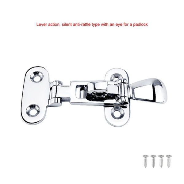 316 Stainless Steel Marine Hasp Hatch Door Lock Yacht Hardware Accessories, Specification: 113mm - Image 5