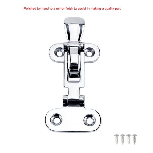 316 Stainless Steel Marine Hasp Hatch Door Lock Yacht Hardware Accessories, Specification: 113mm - Image 7