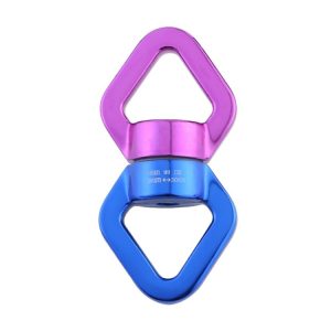 Anti-knot Rock Climbing Caster Fixed Connector Downhill Retarder (Blue Purple)